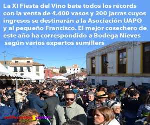 El año en que Charo Reina bebió en bota por primera vez en la Fiesta del Vino de Alhama