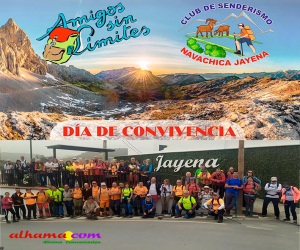 Encuentro entre el ‘Club de Senderismo Navachica’, de Jayena y el ‘Club 10 Amigos Sin Límite’, de Motril