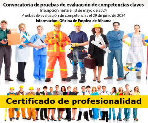 Nueva convocatoria de pruebas de evaluación de competencias claves