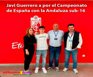 Javi Guerrero a por el Campeonato de España con la Andaluza sub-16