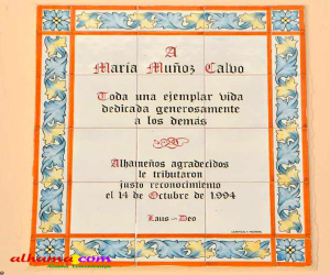 María Muñoz, ejemplo histórico de humanidad y solidaridad