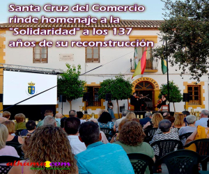 Conmemoración del 137 Aniversario de la reconstrucción de Santa Cruz del Comercio