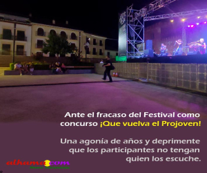 Ante el fracaso del Festival como concurso ¡Que vuelva el Projoven!