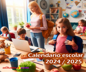 Calendario escolar para el curso 2024/2025