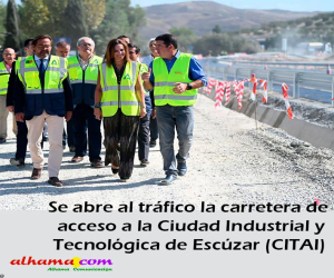 Se abre al tráfico la carretera de acceso a la Ciudad Industrial y Tecnológica de Escúzar (CITAI)