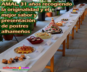 AMAL, 31 años recogiendo la originalidad y el mejor sabor y presentación de postres alhameños
