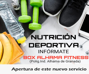 Nuevo servicio de nutrición deportiva en Box Alhama Fitness