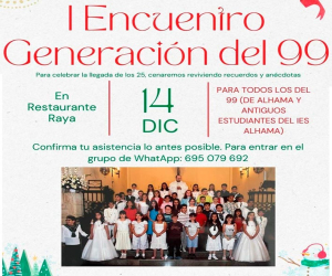 Primer encuentro de la “Generación del 99”