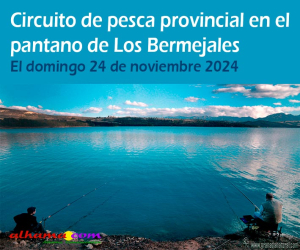 Circuito de pesca provincial en el pantano de Los Bermejales