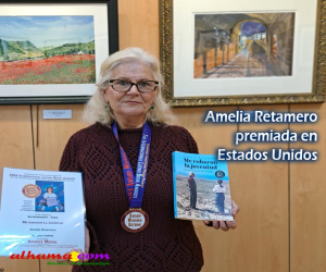 La arenusca Amelia Retamero premiada en Estados Unidos