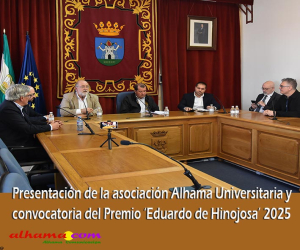 Presentación de Alhama Universitaria y convocatoria del Premio ‘Eduardo de Hinojosa’ 2025