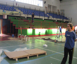 La ampliación de las gradas ya está en marcha