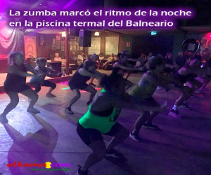 Zumba para todos en el balneario de Alhama