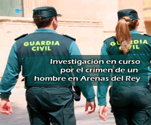 Investigación en curso por el crimen de un hombre en Arenas del Rey, el Ayuntamiento decreta tres días de luto oficial