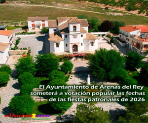 El Ayuntamiento de Arenas del Rey someterá a votación popular las fechas de las fiestas patronales de 2026