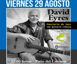 Concierto de guitarra de David Eyres, a beneficio de ASAP