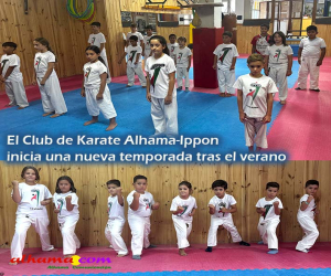 El Club de Karate Alhama-Ippon inicia una nueva temporada tras el verano