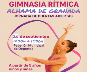 La gimnasia rítmica abre de nuevo sus puertas en Alhama