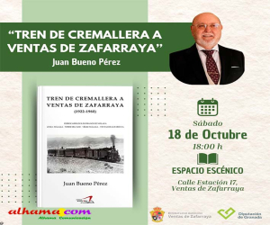 Tren de cremallera a Ventas de Zafarraya, libro de Juan Bueno Pérez