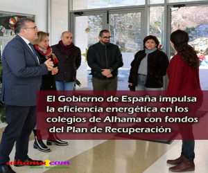 El Gobierno de España impulsa la eficiencia energética en los colegios de Alhama con fondos del Plan de Recuperación