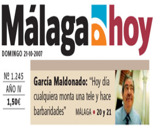 Andrés García Maldonado protagonista del fin de semana en la prensa malagueña