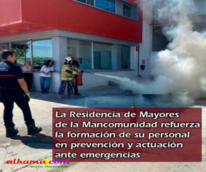 La Residencia de Mayores de la Mancomunidad refuerza la formación de su personal en prevención y actuación ante emergencias