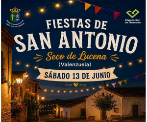 Seco de Lucena celebra sus fiestas de San Antonio con una velada de convivencia vecinal