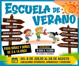 La Escuela de Verano 2026 abre sus inscripciones para ofrecer ocio, deporte y aprendizaje durante las vacaciones