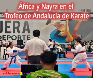 África y Nayra en el Trofeo de Andalucía de Karate
