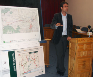 Se presentó el proyecto de carretera Alhama - Llano de Dona