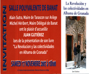 Presentado en Francia el libro de Juan Gutiérrez Arenas