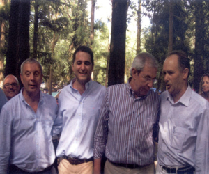 Intensa actividad del alcalde de Alhama en Galicia