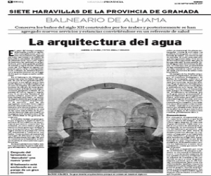 El turismo de salud, en auge. En Andalucía hay 75 manantiales termales y 13 balnearios