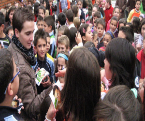 Miguel Ángel Palma en los centros escolares