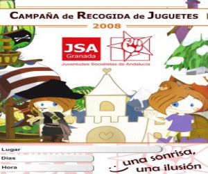 Campaña de recogida de juguetes de Juventudes Socialistas de Alhama