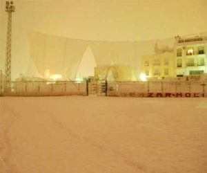 El mal tiempo deja a la UD Alhameña sin futbol