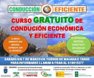 Curso gratuito de Conducción Económica y Eficiente