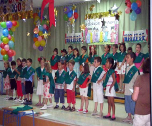 Fin de curso infantil en el CP Cervantes de Alhama