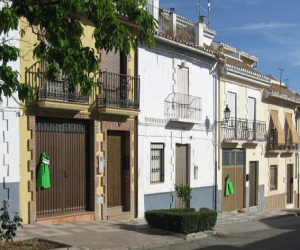 Una campaña publicitaria decora Alhama con lazos verdes