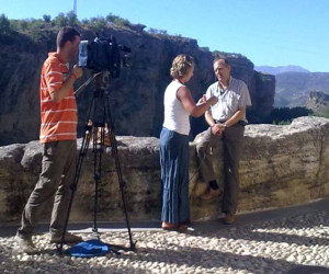 El programa de Canal Sur “Salud al día” grabó un reportaje en Alhama