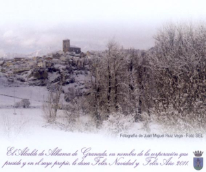 El alcalde de Alhama felicita a los alhameños con una foto de Juan Miguel Ruiz