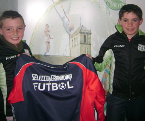 Dos alevines alhameños convocados por la selección provincial de fútbol sala