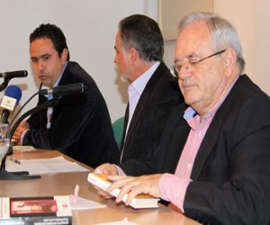 Antonio Ramos Espejo en la presentación de 'Joaquín Romero Murube. El periodista en la calle'