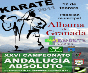 Alhama capital del kárate