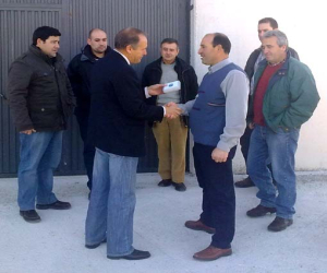 La nave ganadera de Dona, la primera fase del futuro polígono ganadero