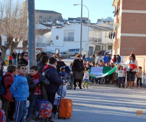 Los alumnos del CEIP Cervantes celebraron el Día de Andalucía