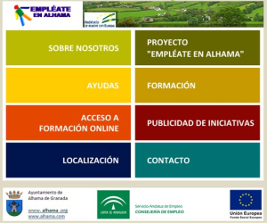 Nueva web del proyecto NYE “Empléate en Alhama”