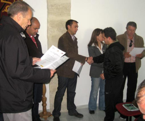 Se clausuró el curso de electricista de edificios