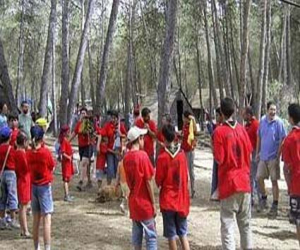 Los Bermejales, terreno scout