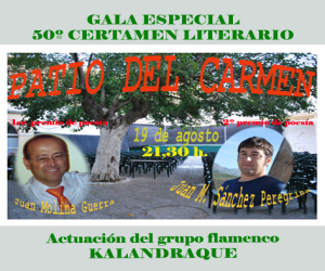 Juan Molina y Juan Manuel Sánchez recogerán sus premios de poesía en la gala especial del viernes